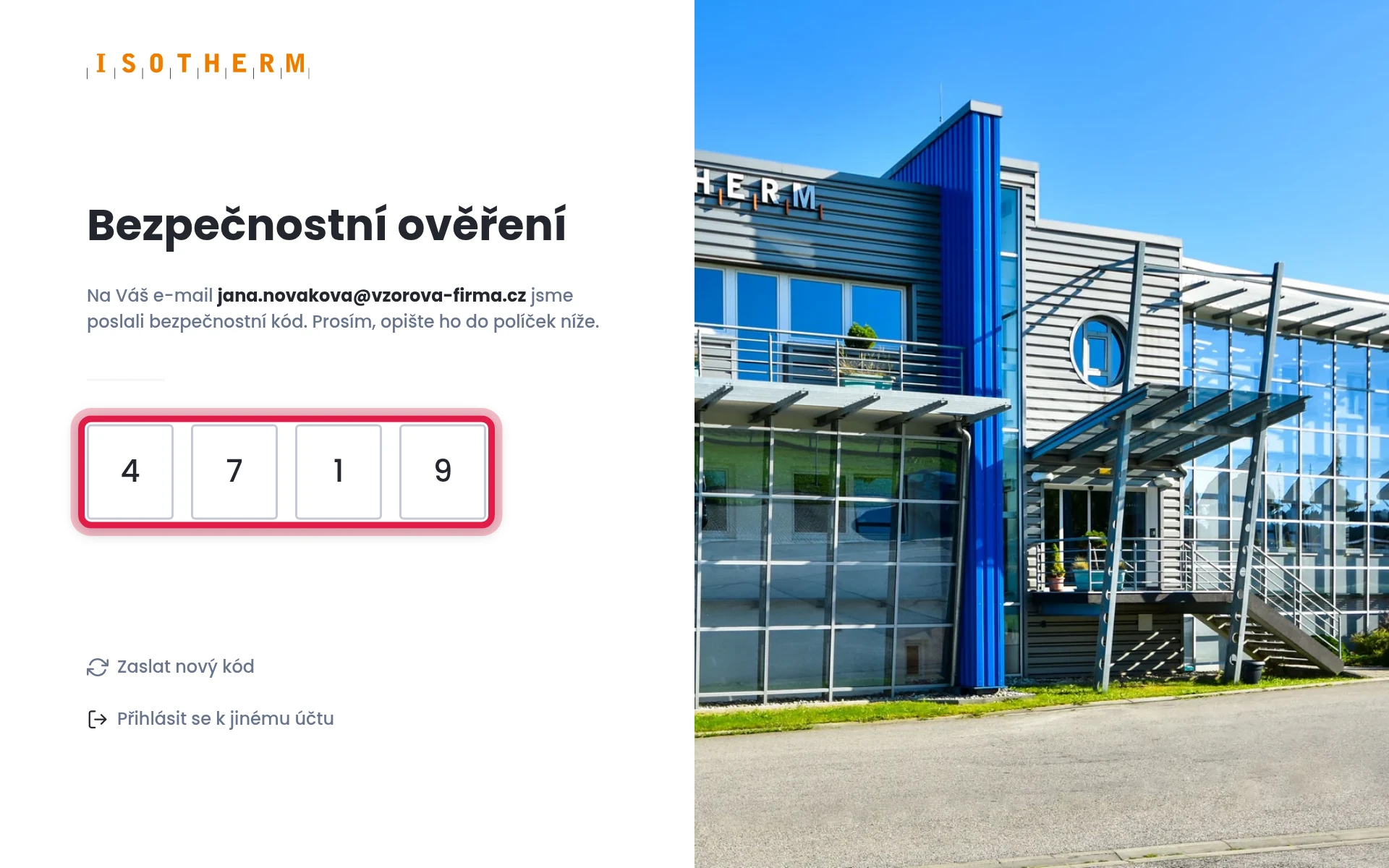 Opište kód z e-mailu